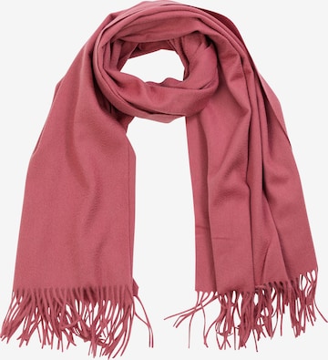 Sciarpa di CASH-MERE.CH in rosa: frontale