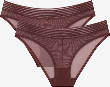 TRIUMPH - Cueca 'Tai' em castanho: frente