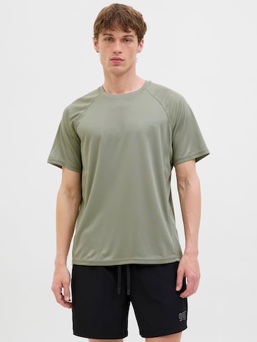 Maglietta 'JCOCNZ' di JACK & JONES in grigio: frontale