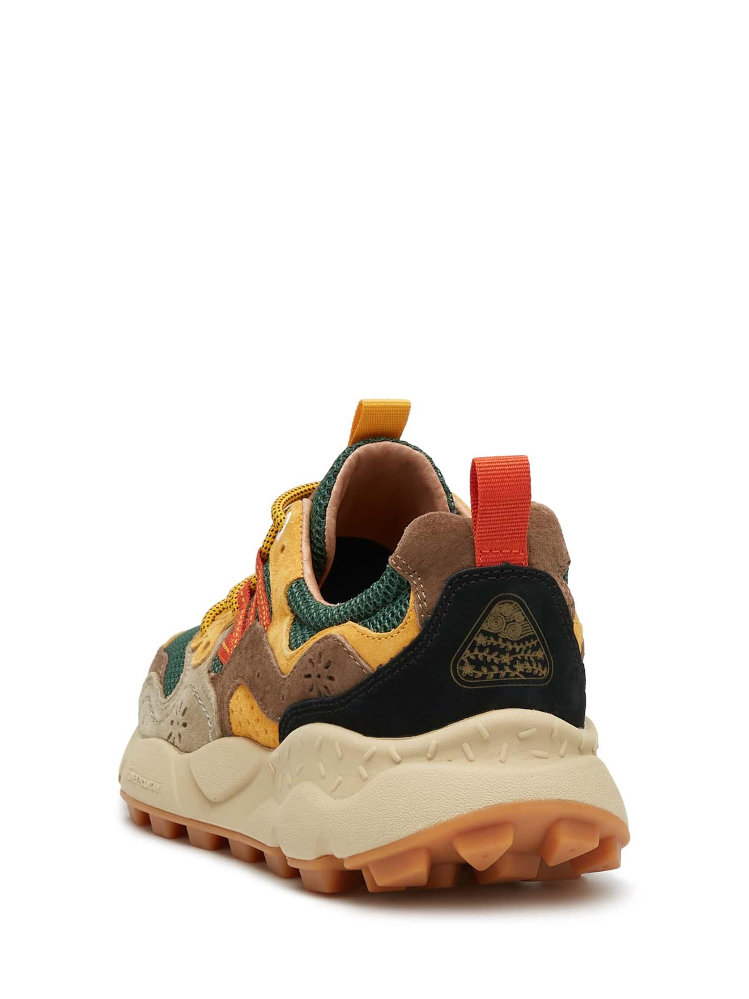 Baskets basses 'YAMANO 3 UNI' Flower Mountain en vert