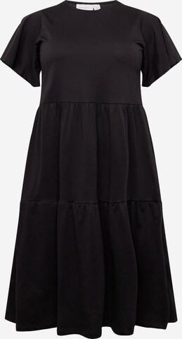 EVOKED Šaty 'SUMMER' – černá: přední strana
