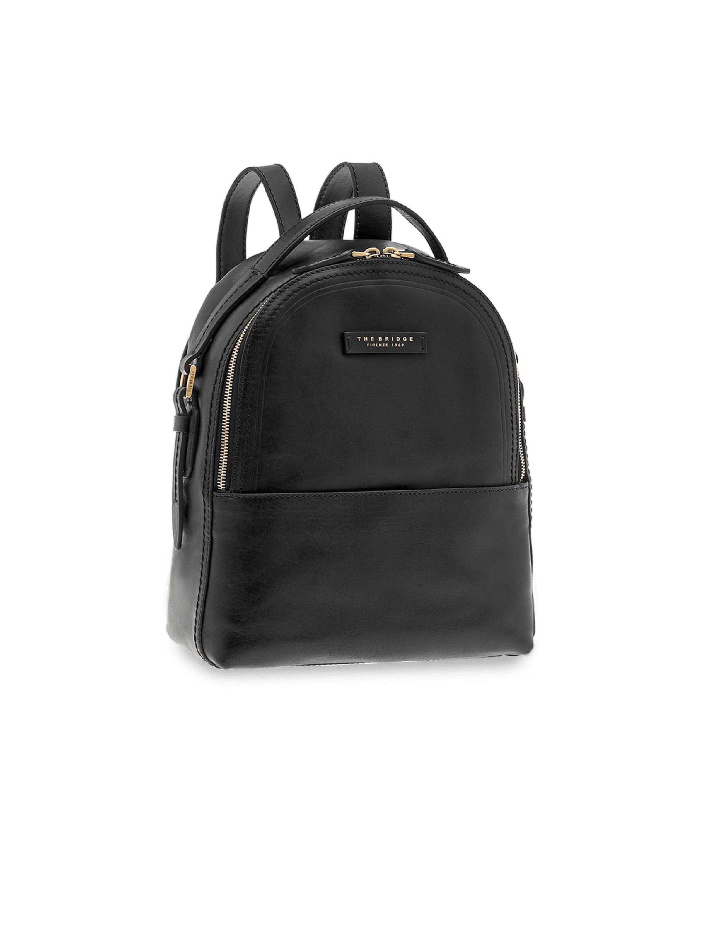 The Bridge Rucksack‌‌‌ in Schwarz: Vorderseite