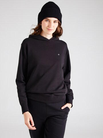 Felpa di Calvin Klein in nero: frontale