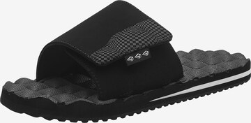 Mule Volcom en noir : devant