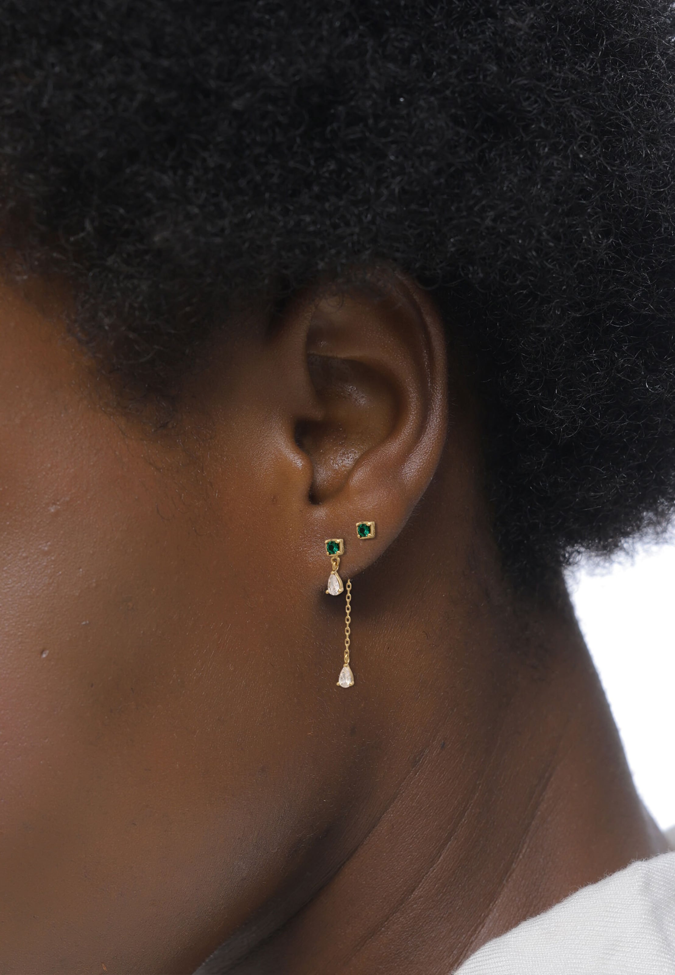 Boucles d'oreilles ELLI PREMIUM en or : devant