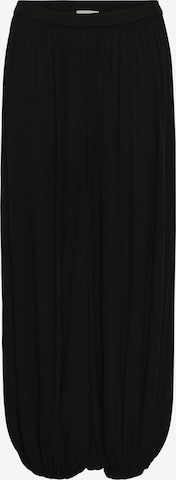 Pantalon 'Zaya' SOAKED IN LUXURY en noir : devant