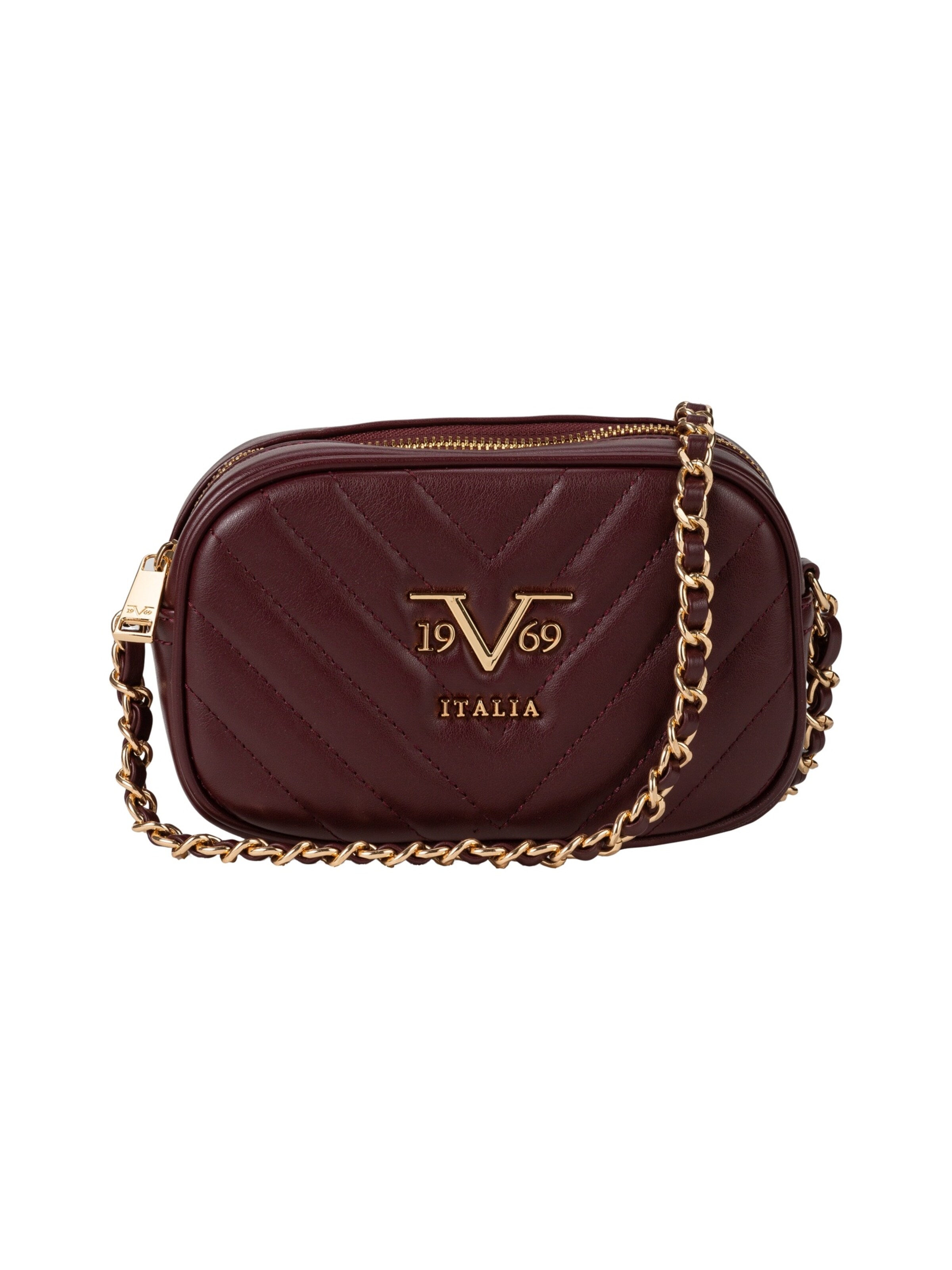 19V69 ITALIA - Bolso de hombro 'Vivi Gold 2' en rojo: frente