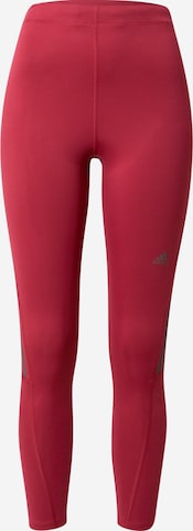 ADIDAS PERFORMANCE - Pantalón deportivo en rojo: front