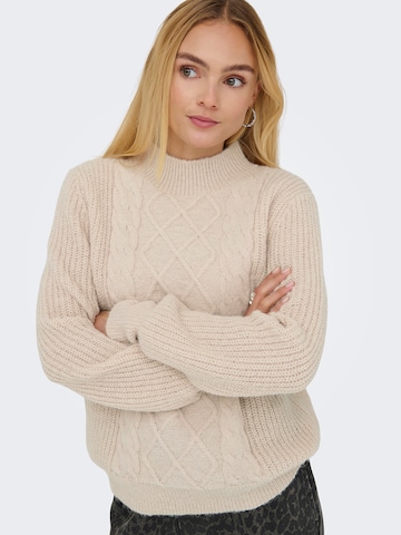 JDY Sweater 'JDYSIGRID' in Grey