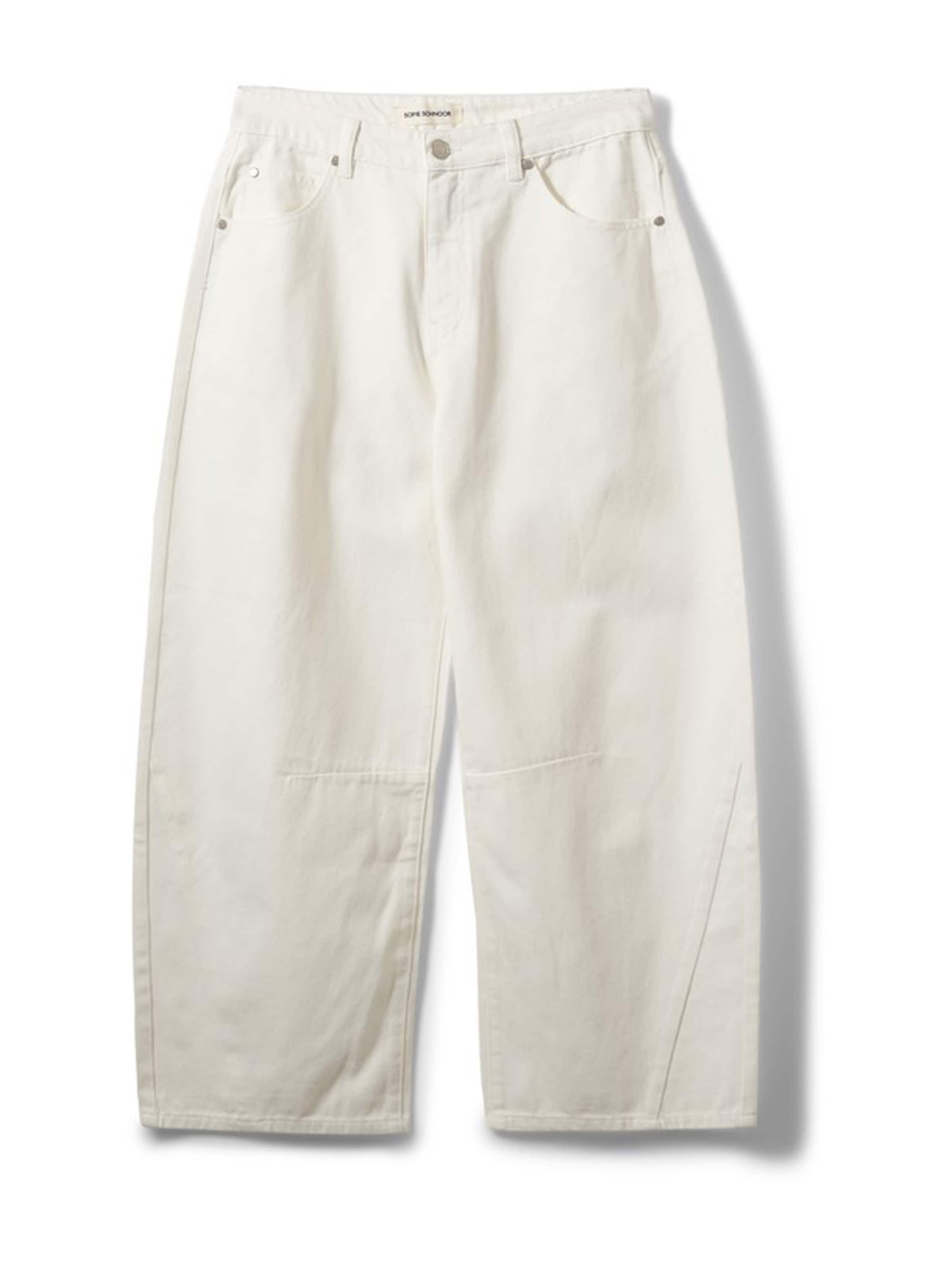 Sofie Schnoor Baggy Jeans 'TOMARSW' in Weiß: Vorderseite