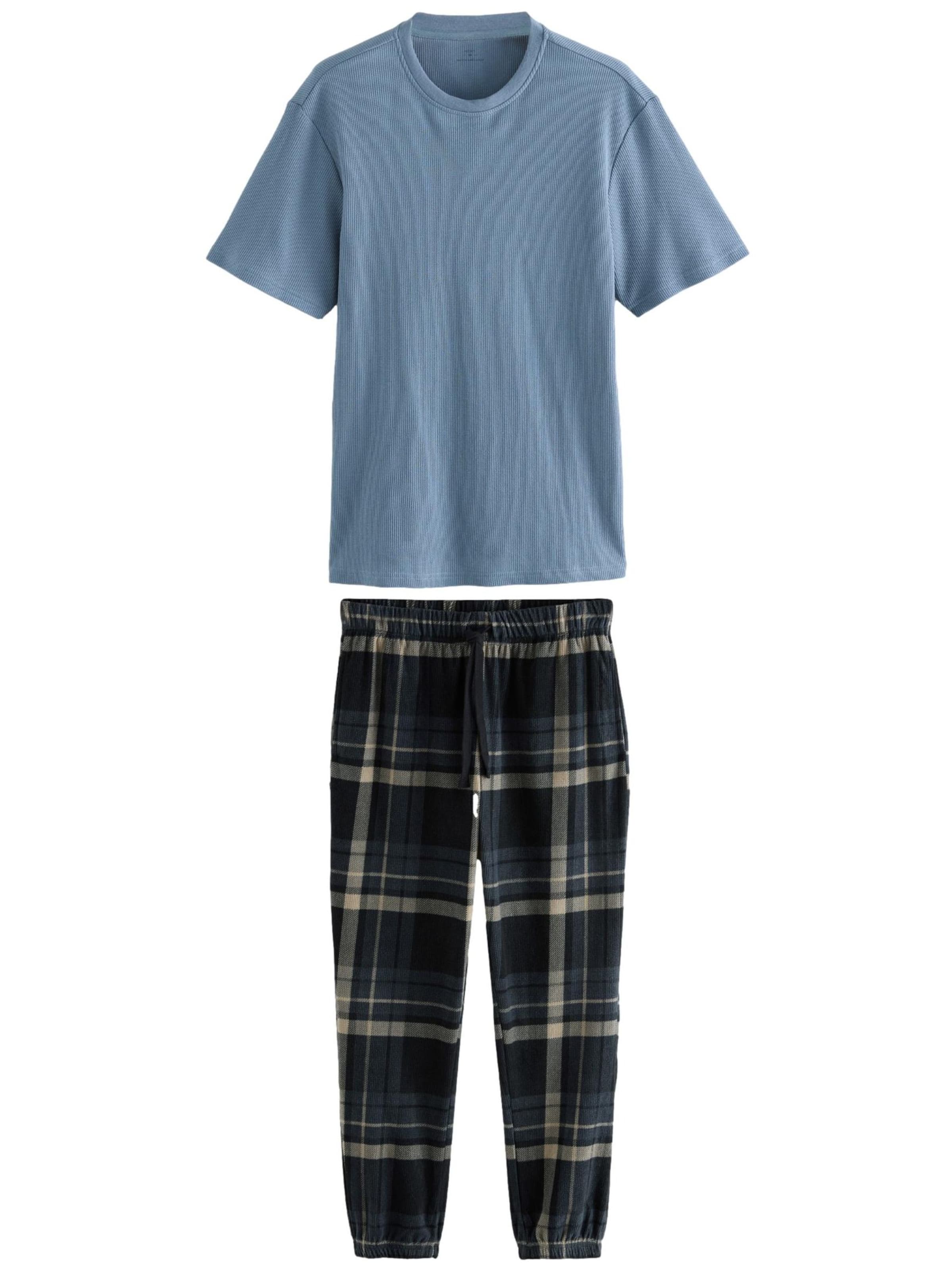 Next Dlhé pyžamo 'Motionflex' - Čierna: predná strana