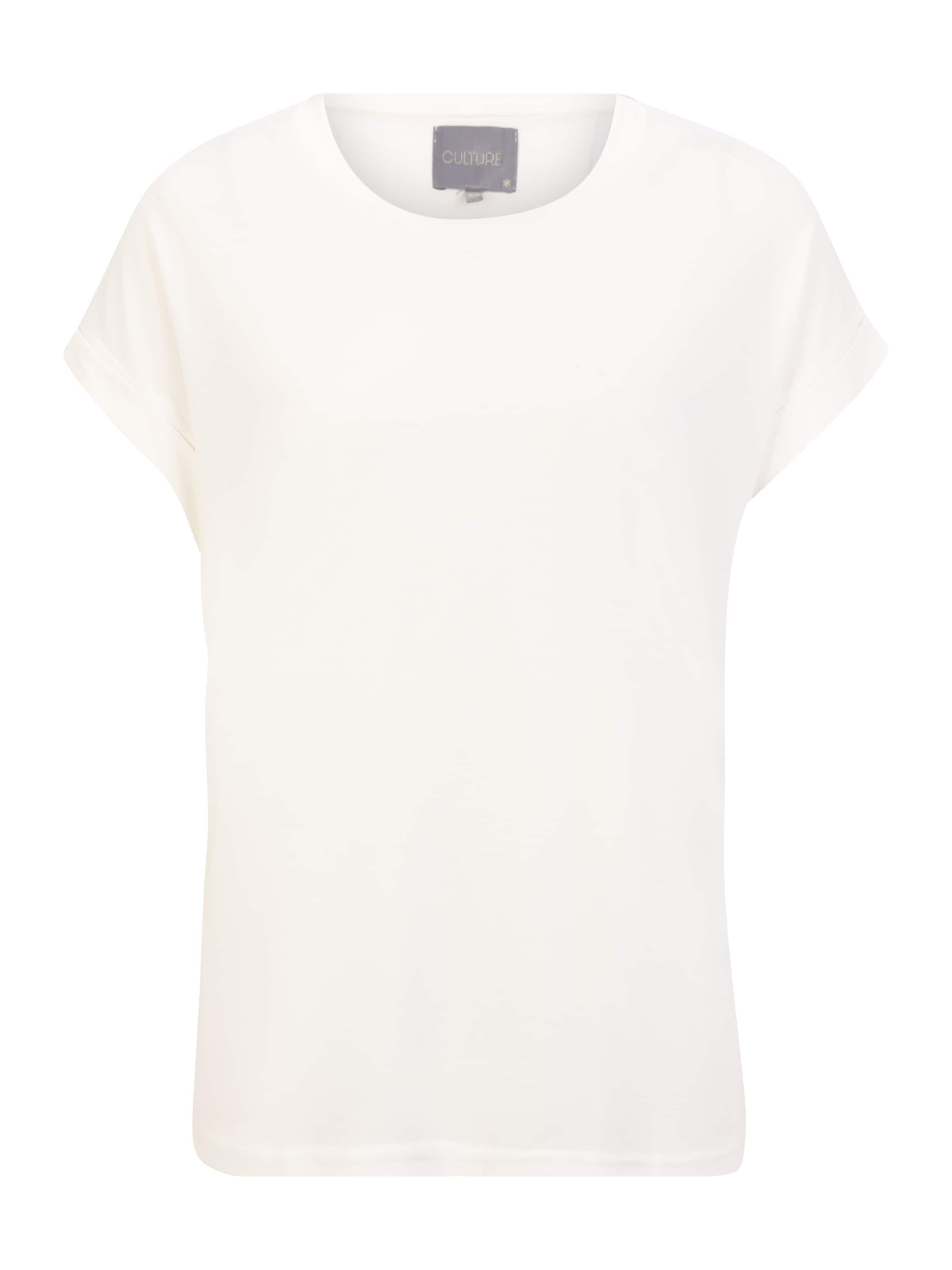CULTURE - Camiseta 'Kajsa' en blanco: frente