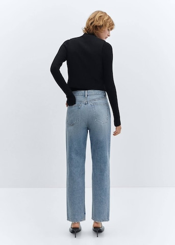 MANGO Regular Jeans 'Nicola' in Blauw