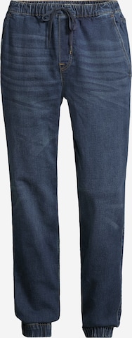 AÉROPOSTALE Tapered Jeans in Blauw: voorkant