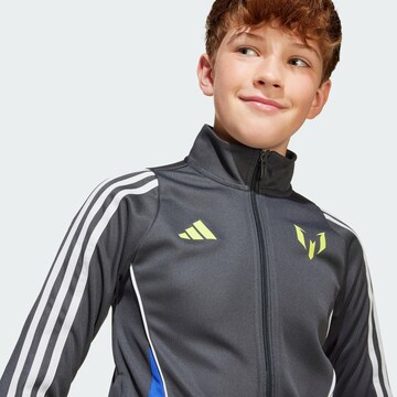 ADIDAS PERFORMANCE Sports sweat jacket 'Messi' in Grey