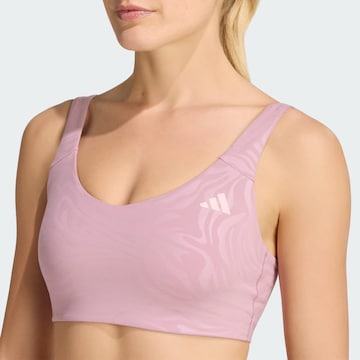 ADIDAS PERFORMANCE - Soutien Bustier Soutien de desporto 'All Me Essentials' em roxo