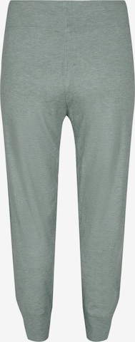 Zizzi Tapered Hosen 'MELLIE' in Grün