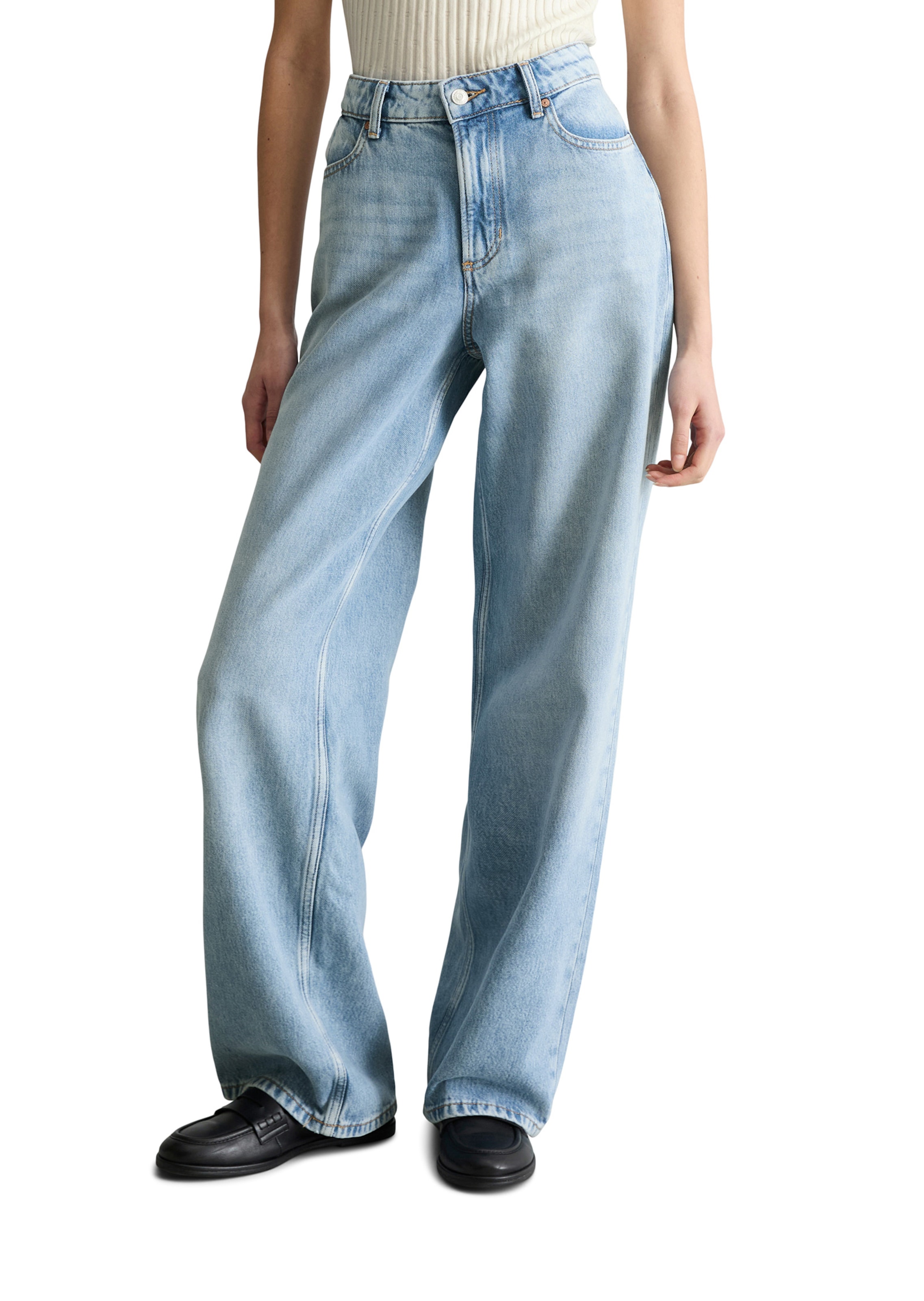 Marc O'Polo DENIM Wide leg Jeans in Blue: front