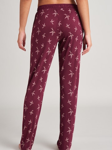 SCHIESSER Pajama Pants ' Mix+Relax ' in Red