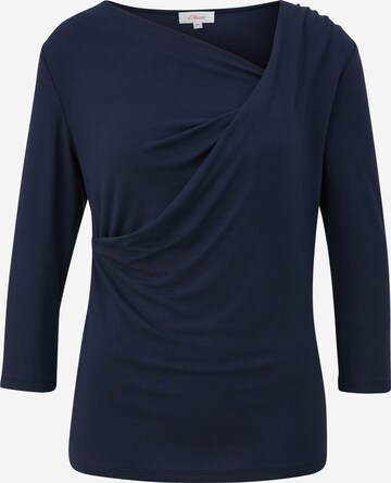 s.Oliver Shirt in Blauw: voorkant