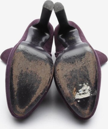 Alexander McQueen Dress Boots in 38,5 in Purple