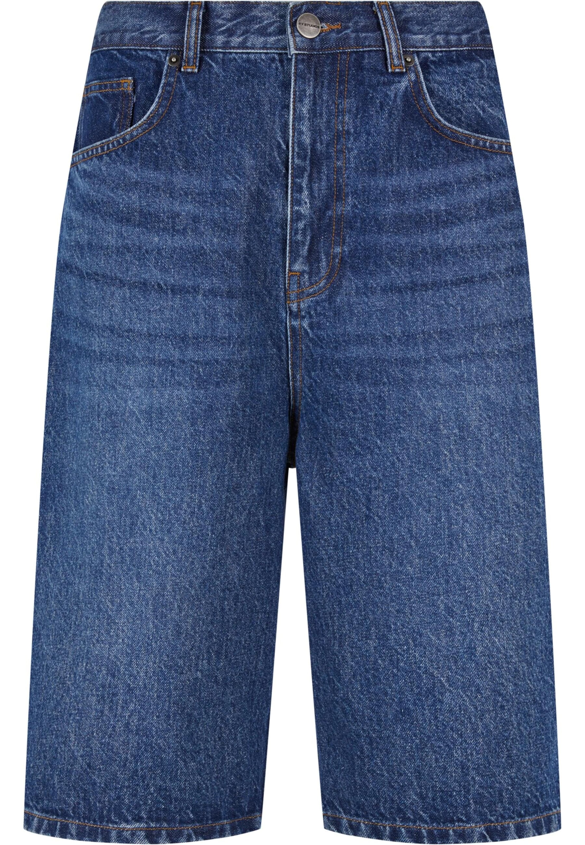 2Y Studios Baggy Jeans 'Junan' in Blauw: voorkant