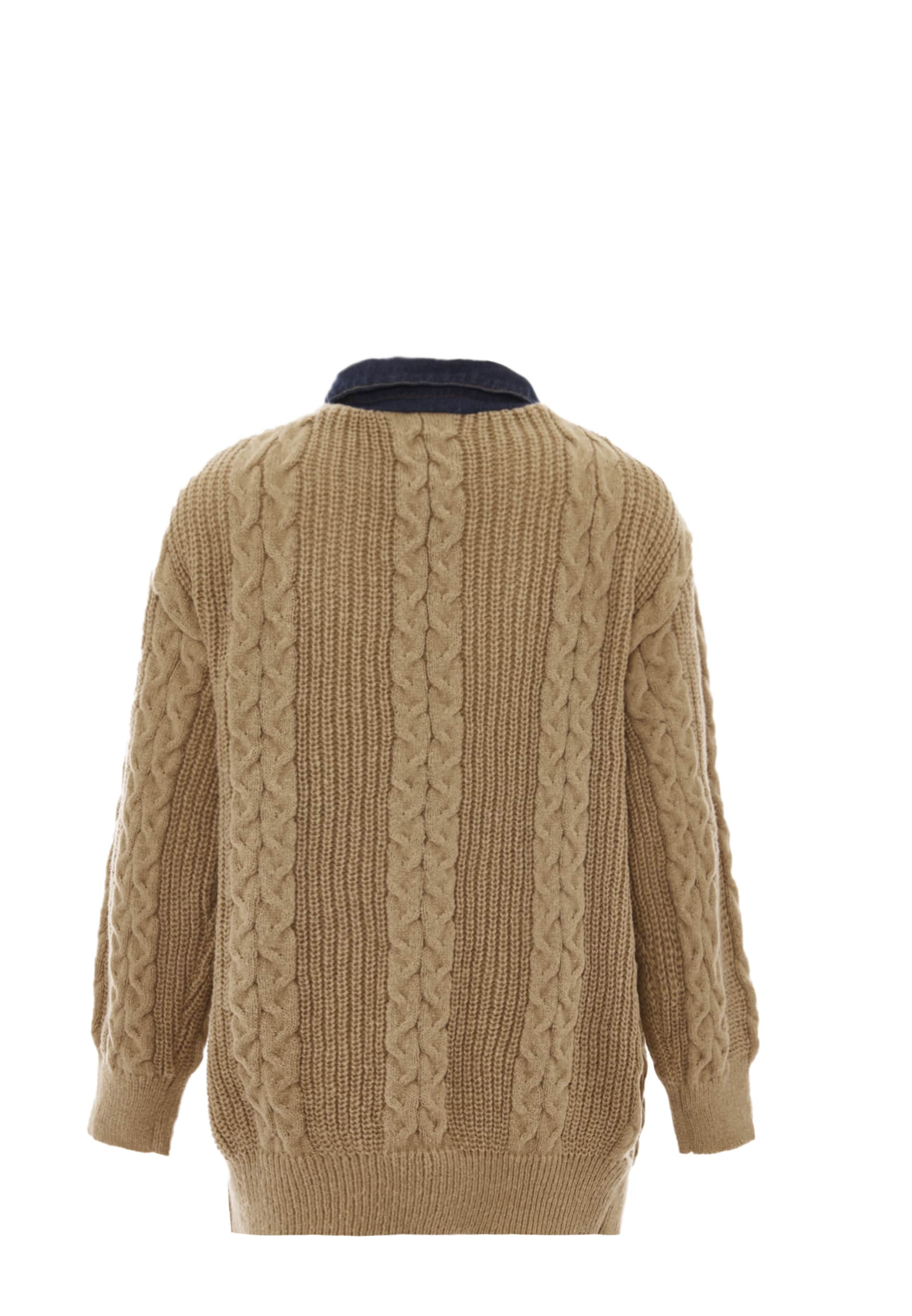 SANIKA Kardigán - Béžová