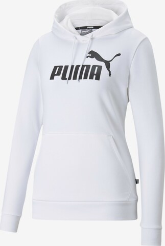 PUMA Athletic Sweatshirt in White: front