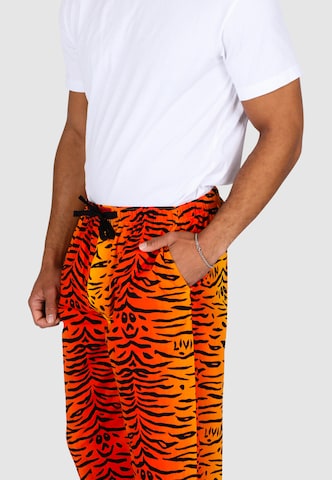 Lousy Livin Schlafanzug-Hose in Orange