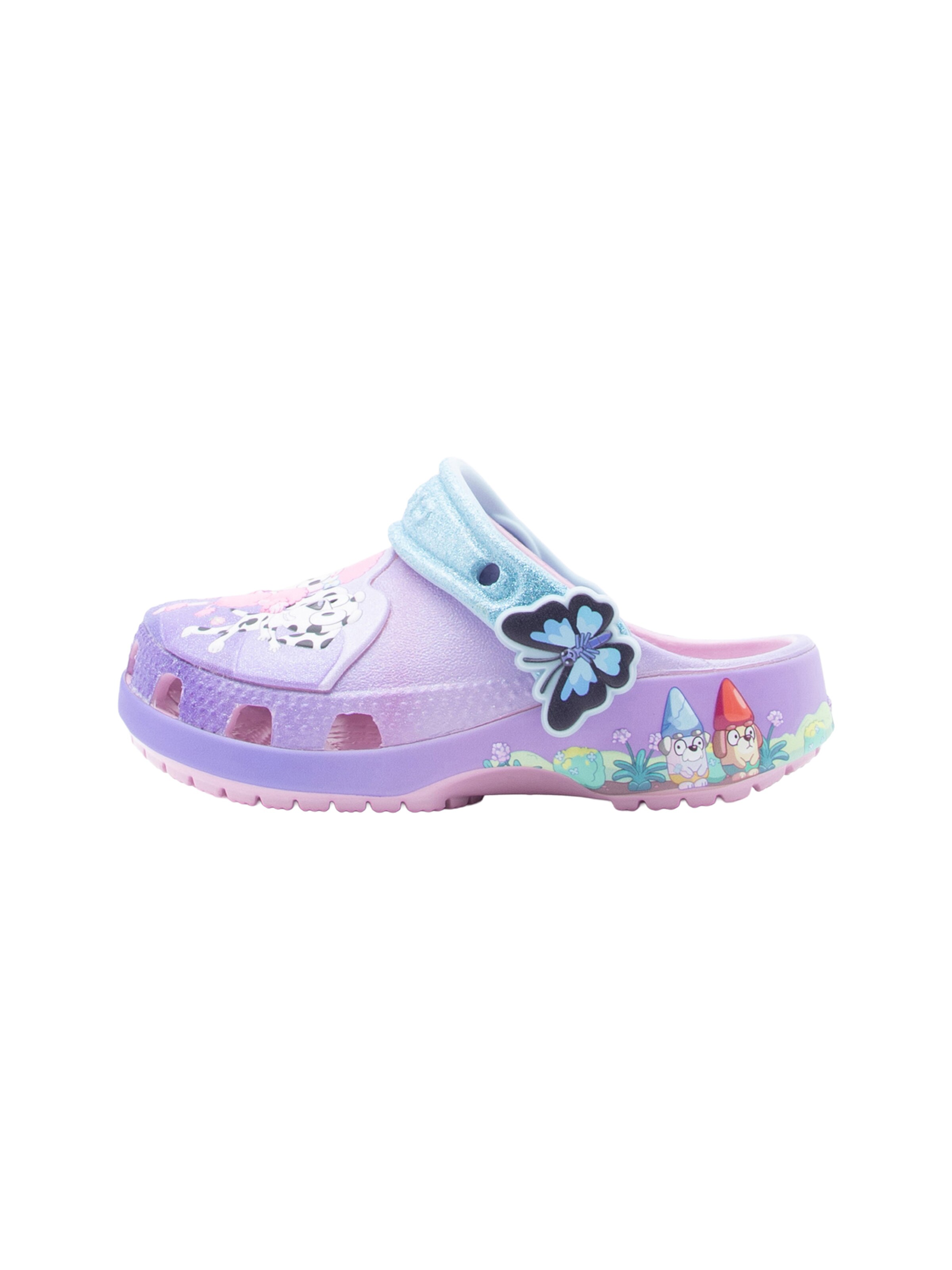 Crocs Ανοικτά παπούτσια 'Bluey' σε ροζ: μπροστά