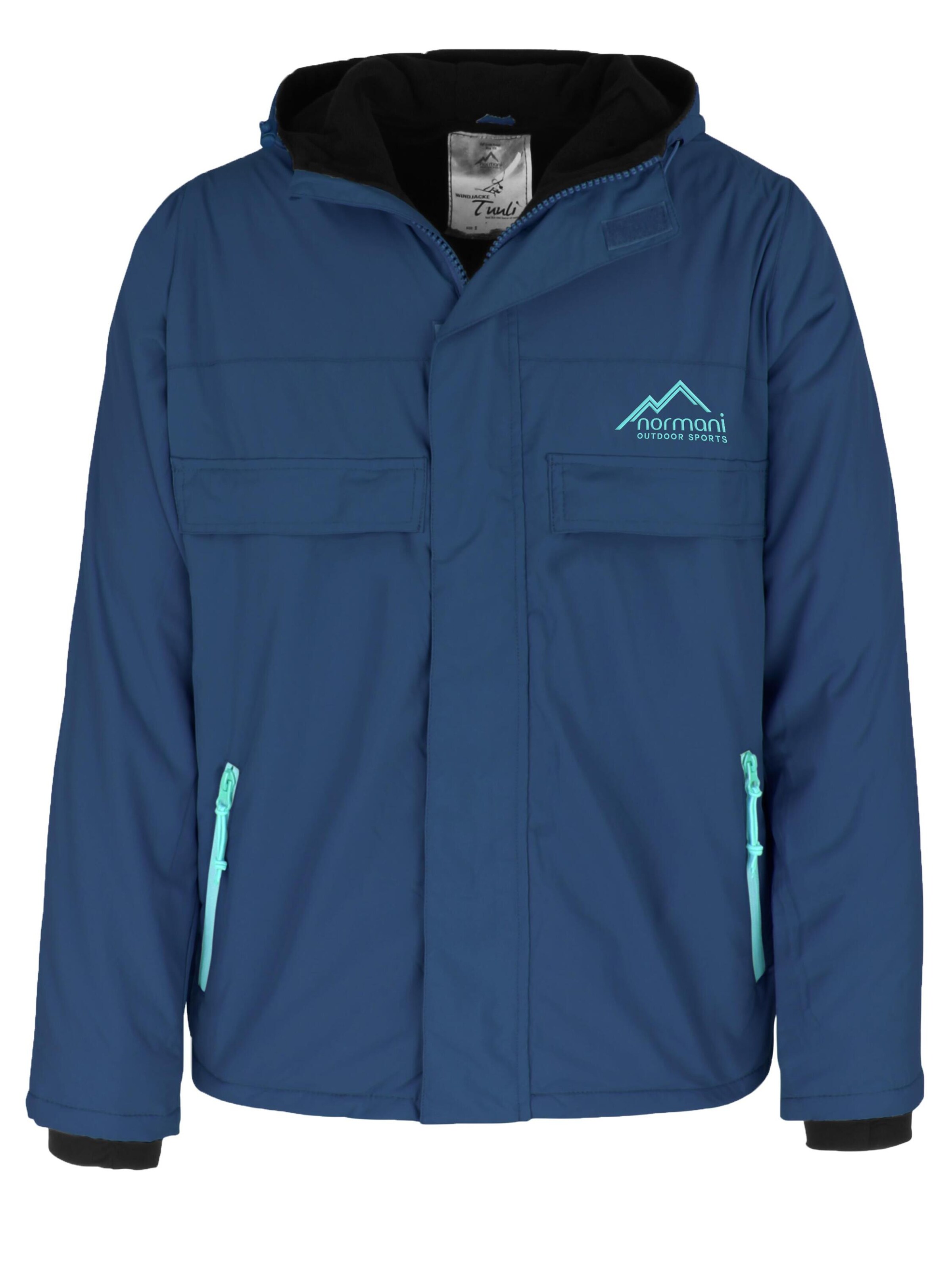 Veste outdoor 'Tuuli' normani en bleu : devant