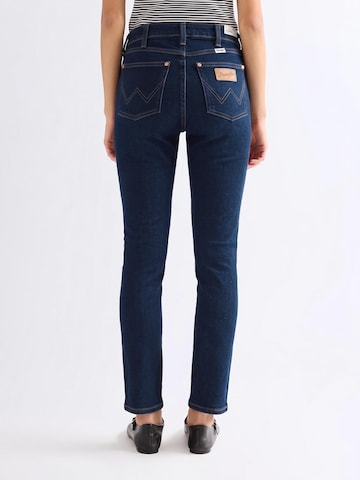 WRANGLER Skinny Kavbojke 'SIENNA WEATHERED RINSE' | modra barva