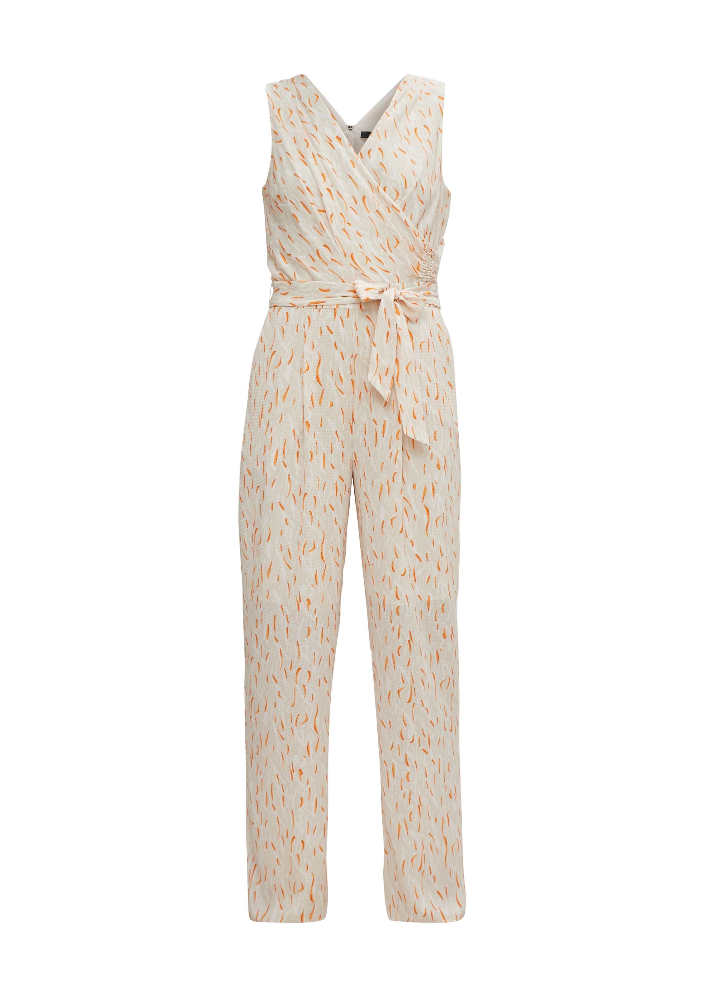 COMMA Jumpsuit in Beige: front