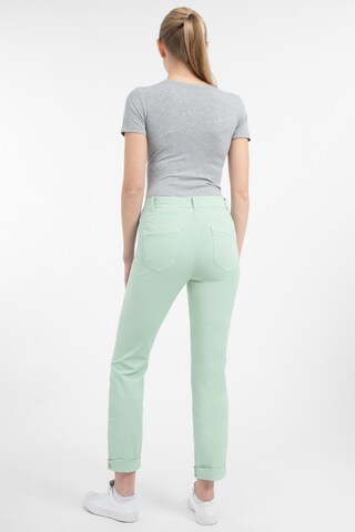 Coupe slim Pantalon 'Colette' Recover Pants en vert