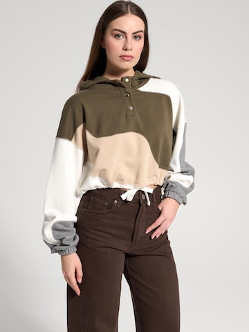 Sweat-shirt 'Sonia' NOWIHT en vert