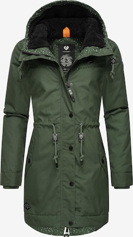 Parka invernale 'Canny' di Ragwear in verde: frontale