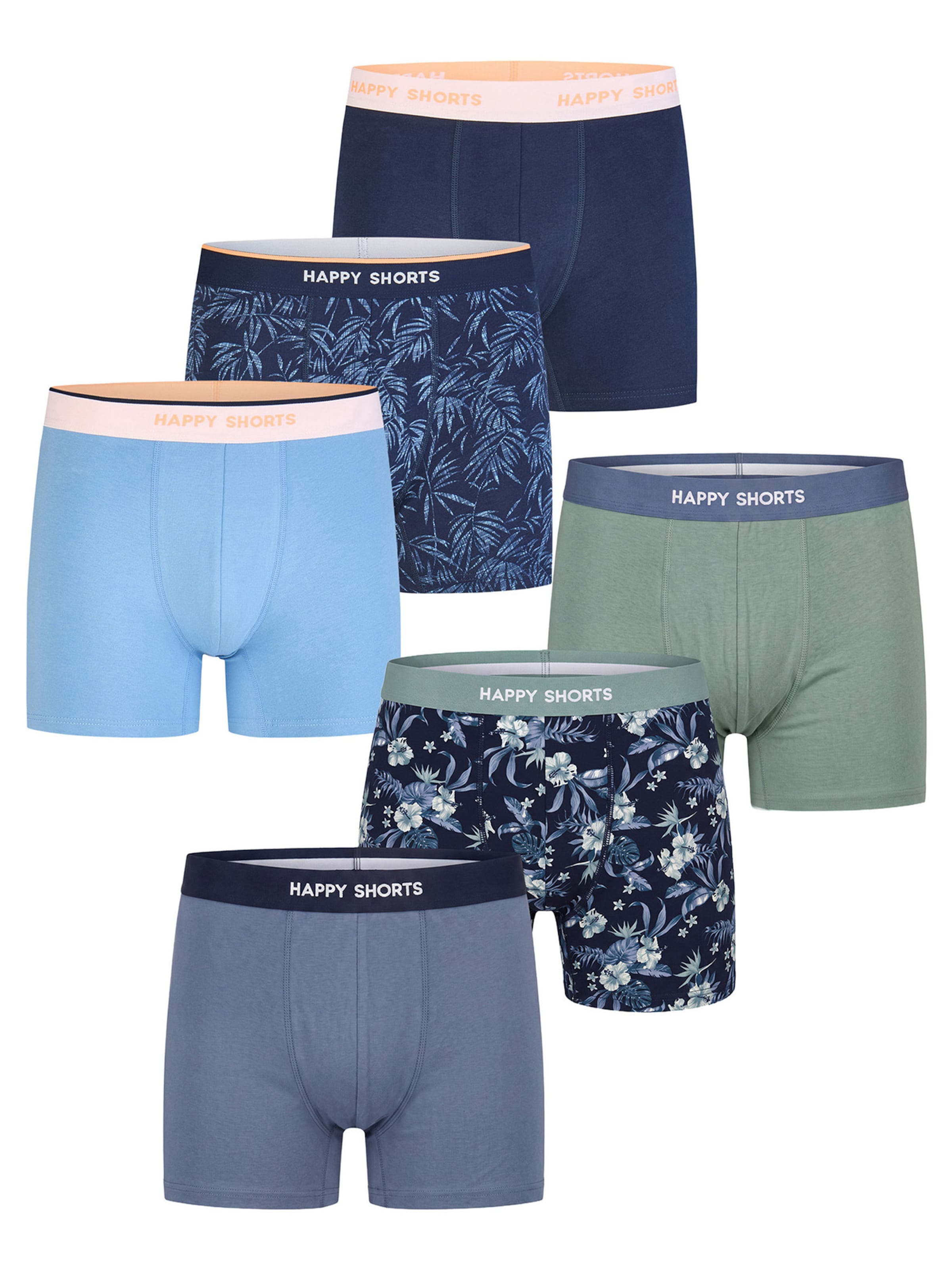 Happy Shorts - Boxers ' Tropic-Prints ' em mistura de cores: frente