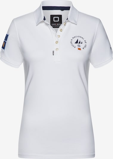 CODE-ZERO Poloshirt 'Port Calanova' in weiß, Produktansicht