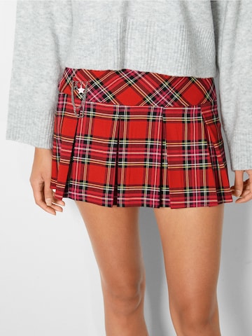 Bershka Skirt in Red