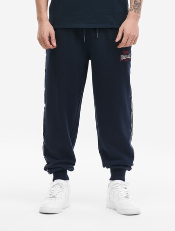 LONSDALE - Tapered Pantalón 'Delaval' en azul: frente