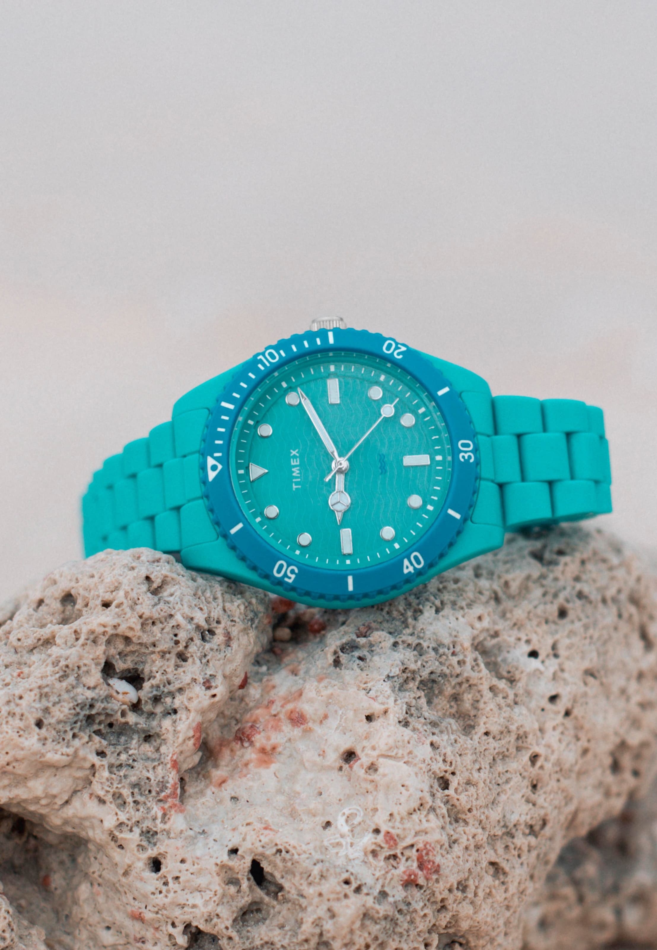 TIMEX Analog Watch 'Legacy #tide™ - Ocean Diver Inspired' in Grün