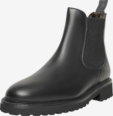 Henry Stevens Chelsea Boots ' Winston CB1 ' in Black: front