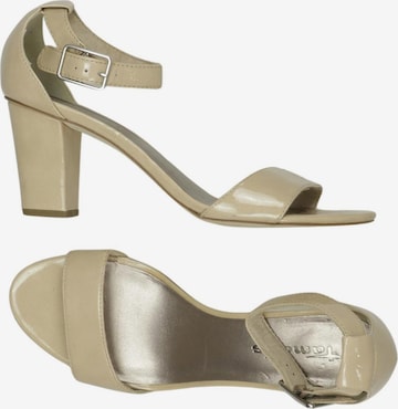 Tamaris Sandalen 42 in Beige: Vorderseite