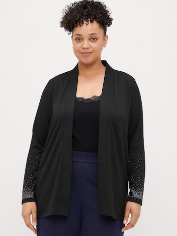 Cardigan 'CARALBA' ONLY Carmakoma en noir : devant