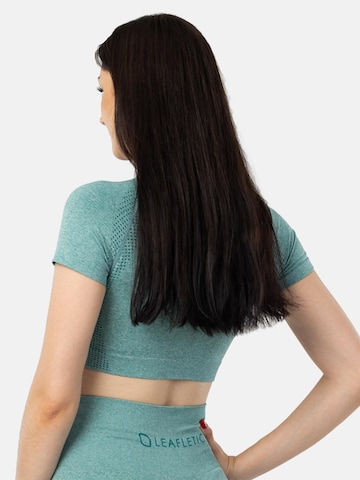 LEAFLETIC Bodywarmer 'Leafletic Women’s Short Sleeve Sports Tops' in Groen