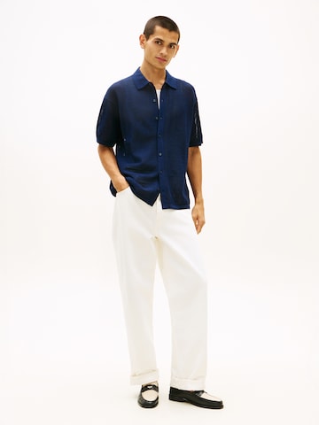 Vestes en maille TOMMY HILFIGER en bleu