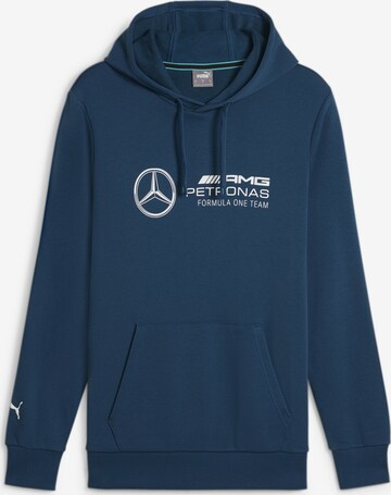 PUMA Sportsweatshirt 'Mercedes-AMG Petronas' in Blau: predná strana