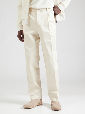regular Pantaloni con piega frontale 'C-Kai-DPL' di BOSS in bianco: frontale