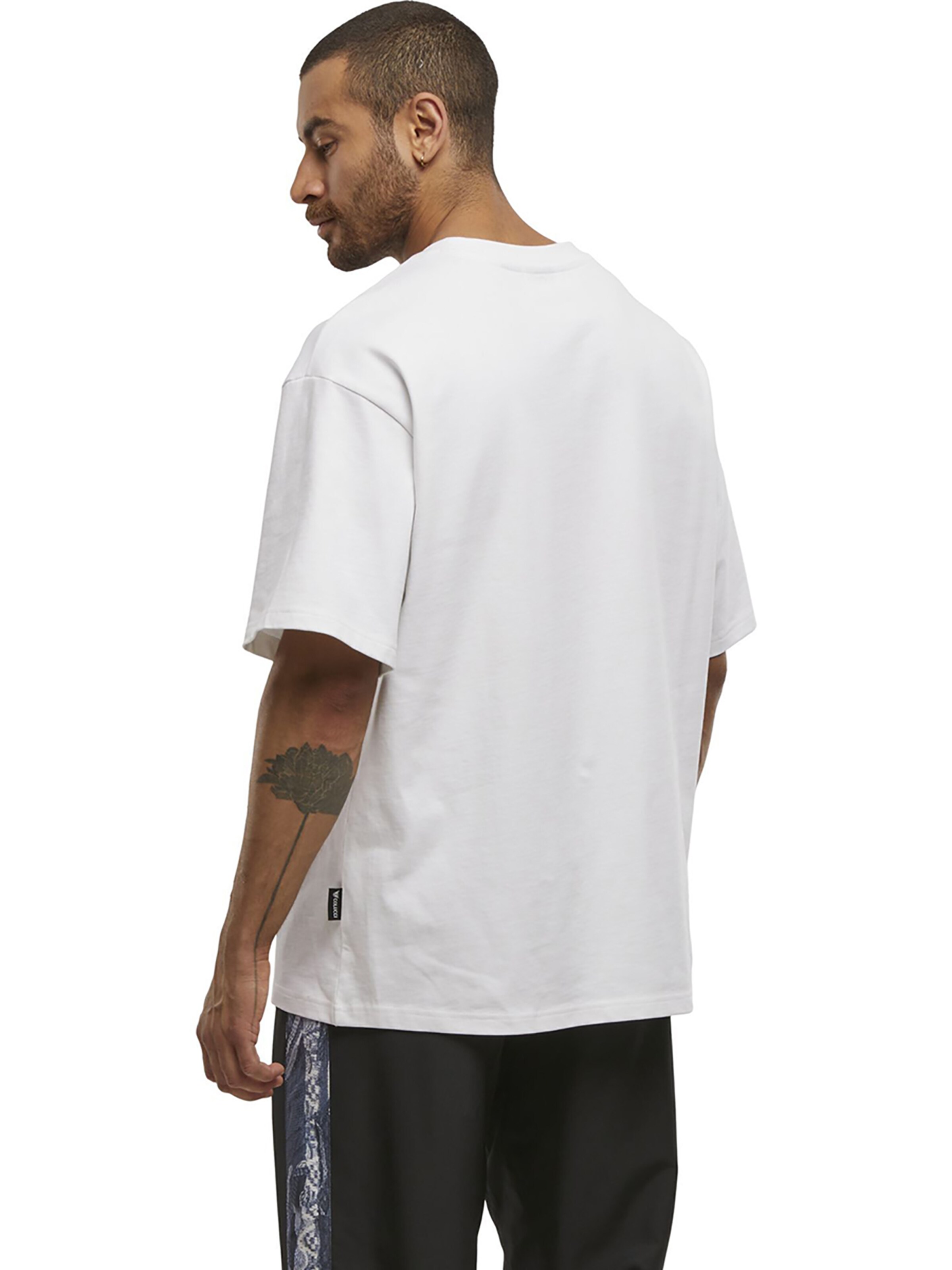 Colucci Shirt 'Ikarus Circle' in Weiß