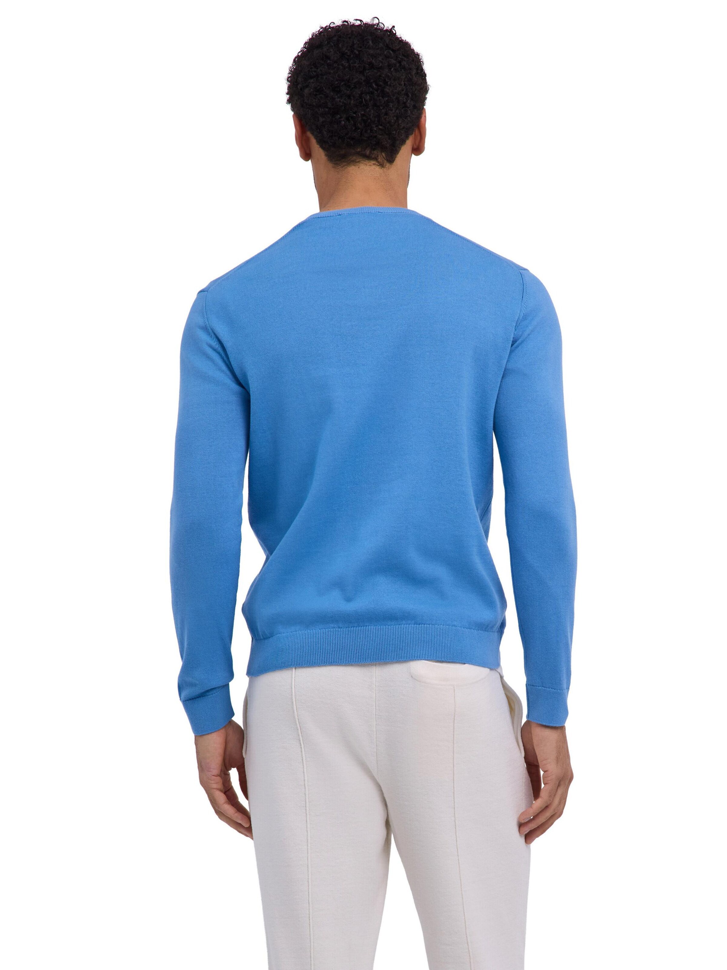 FALKE Sweater 'Cotton Knit' in Blue